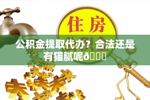 临颍公积金提取代办？合法还是有猫腻呢😏