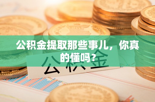 临颍公积金提取那些事儿，你真的懂吗？